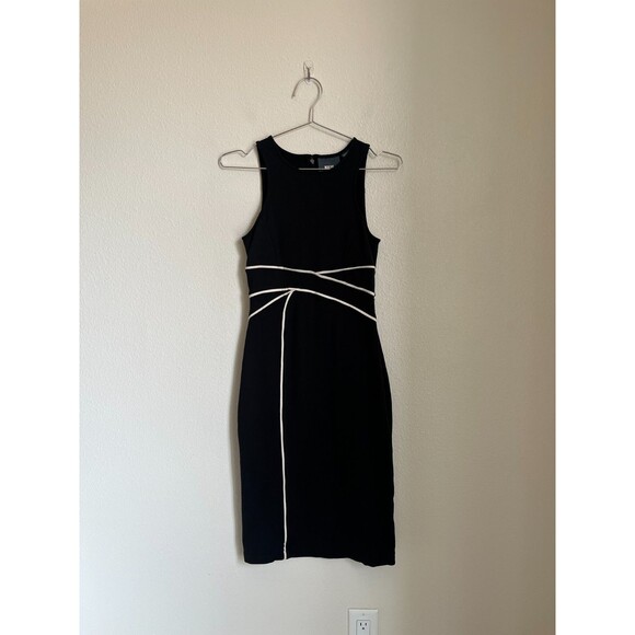 Maeve Anthropologie Cavatina Sheath Dress in Black Size US 2 - Picture 1 of 6